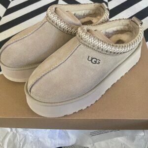 UGG Women's Tazz Platform Slippers Mustard Seed